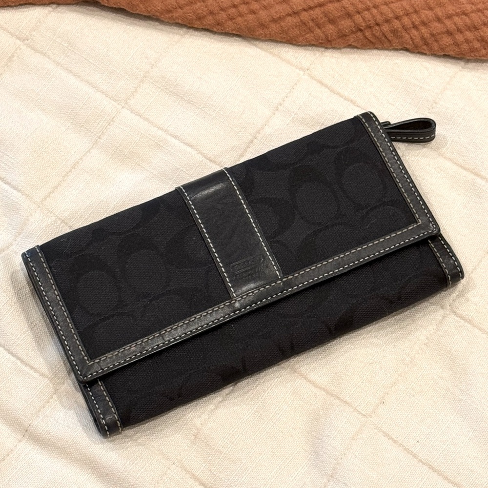 Coach Wallet with Checkbook